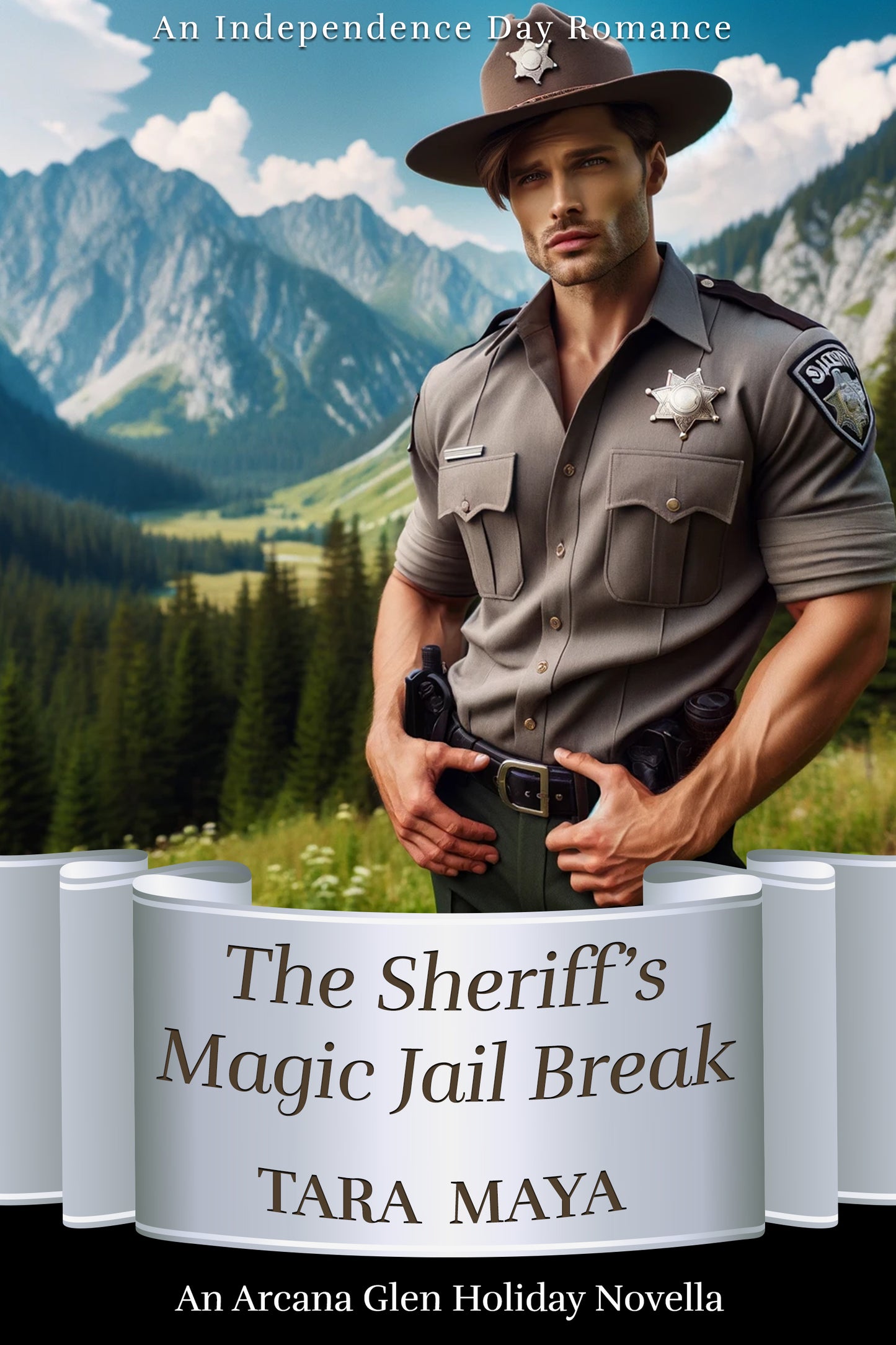 An Enchanted Independence Day: The Sheriff’s Magic Jail Break (Arcana Glen Holiday Novella 7)