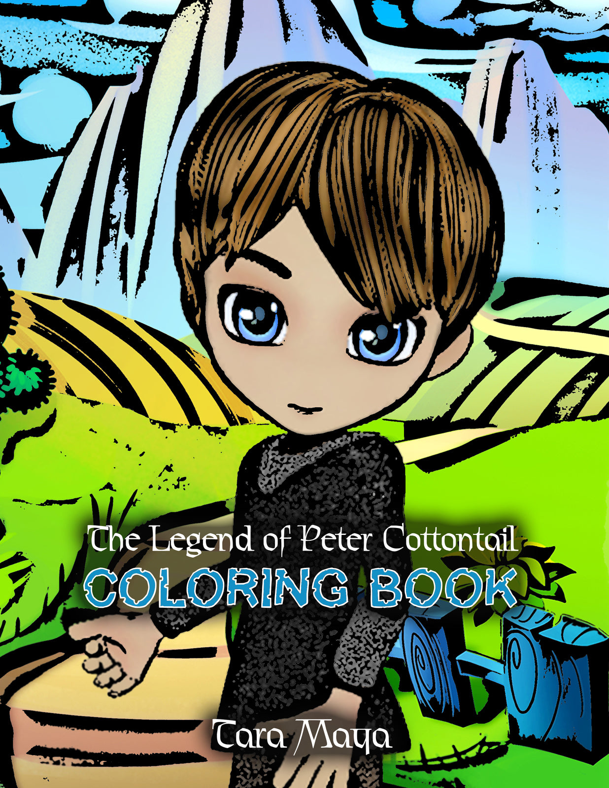 The Legend of Peter Cottontail Coloring Book (PDF Only)