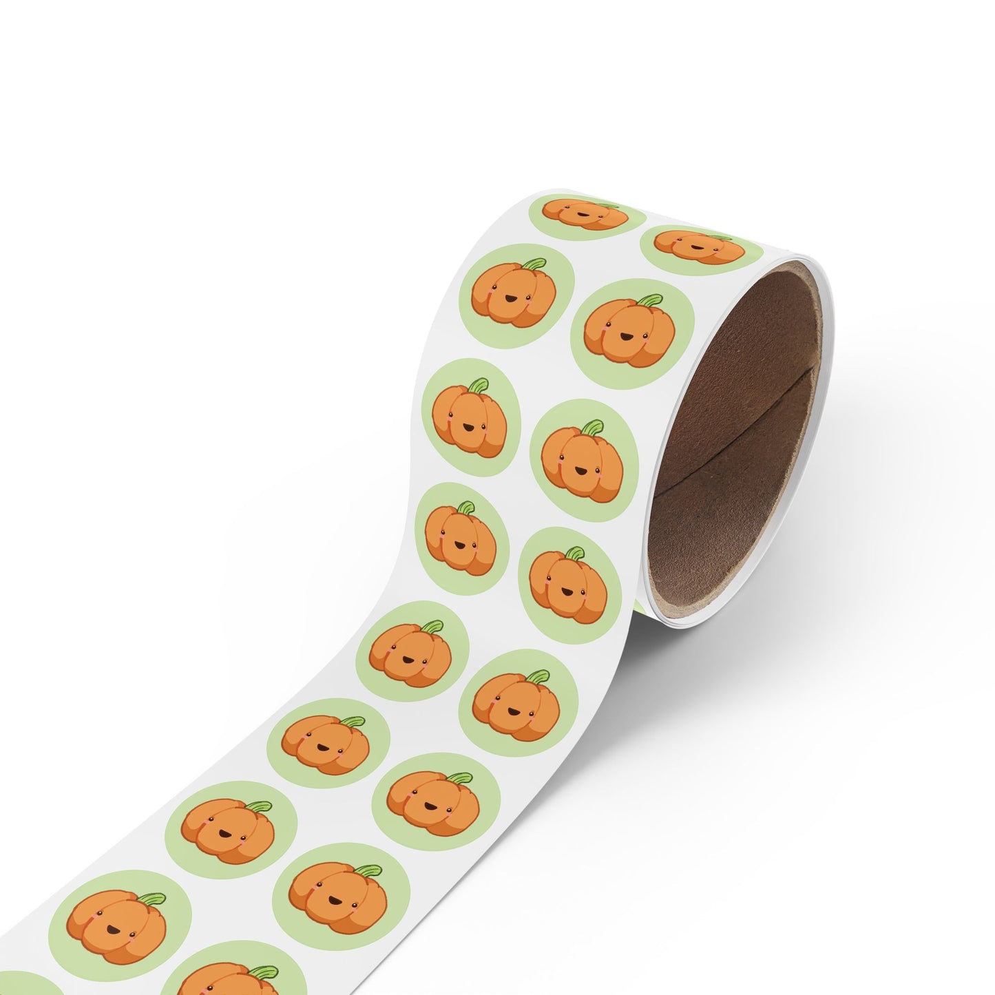 Cute Pumpkin Round Sticker Rolls, Fall Decor, Halloween Party Favors, Kids Crafts, Scrapbooking, Gift Wrapping
