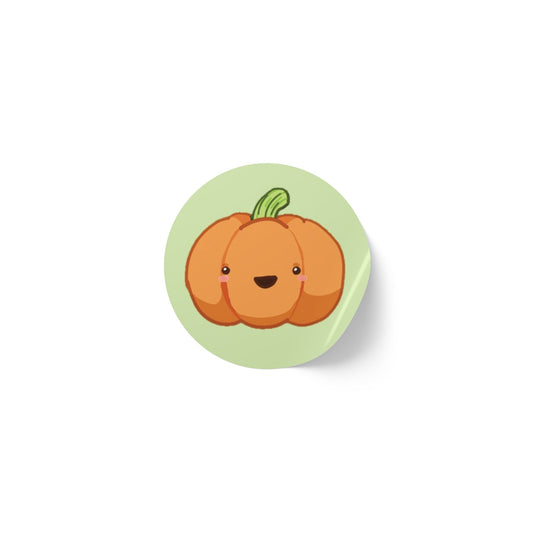 Cute Pumpkin Round Sticker Rolls, Fall Decor, Halloween Party Favors, Kids Crafts, Scrapbooking, Gift Wrapping