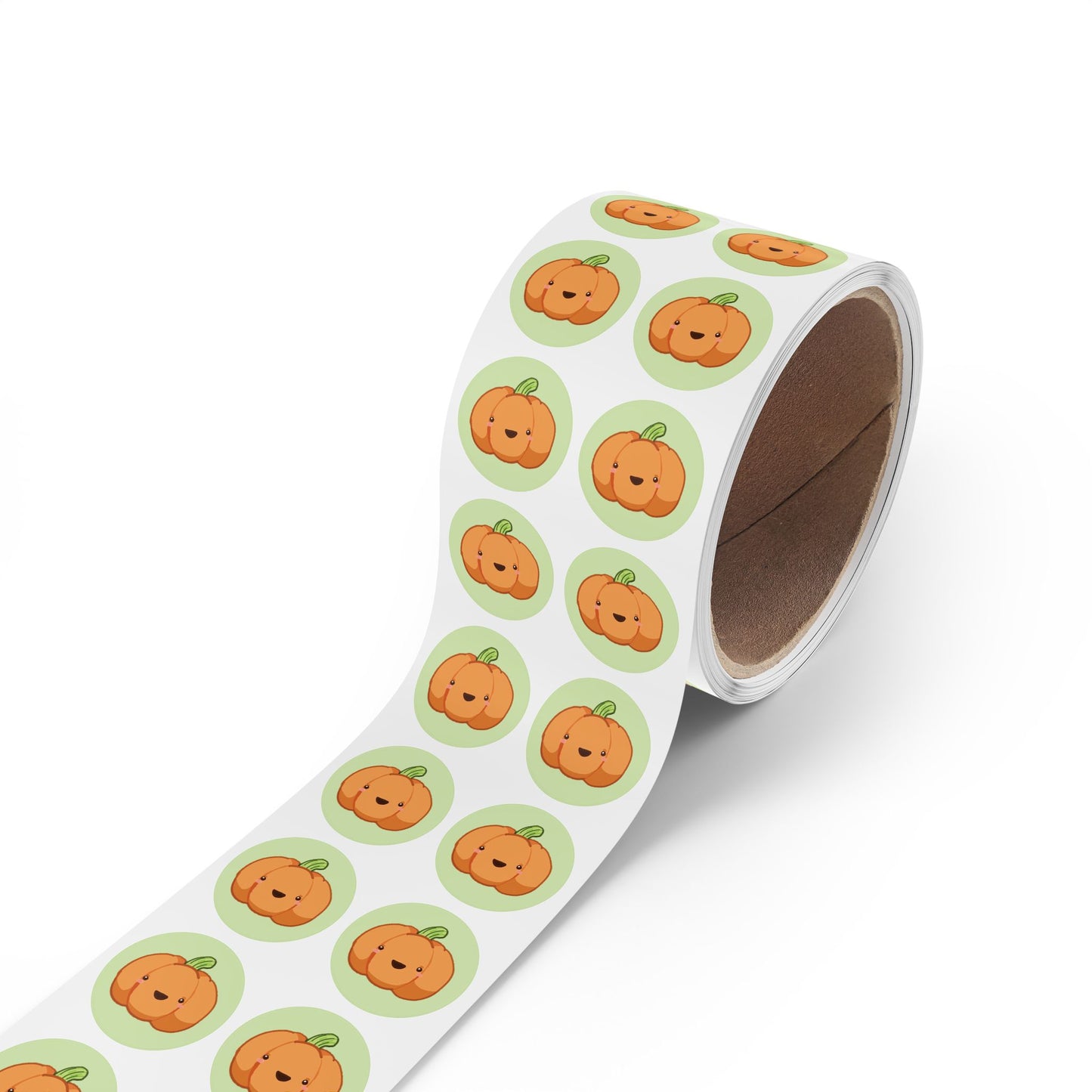 Cute Pumpkin Round Sticker Rolls, Fall Decor, Halloween Party Favors, Kids Crafts, Scrapbooking, Gift Wrapping