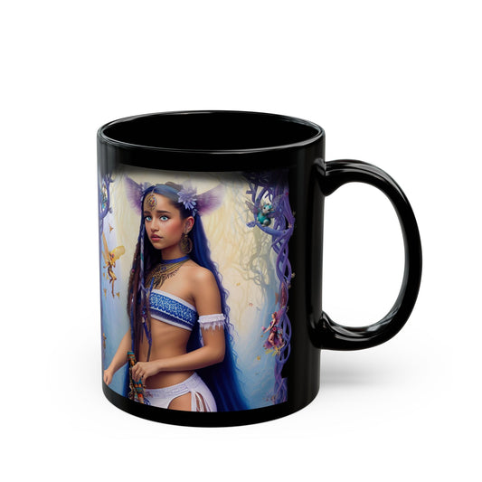 Dindi from Initiate | Black Mug | Perfect Gift for Dreamers, Coffee Lovers, and Faearth Fans | 11oz