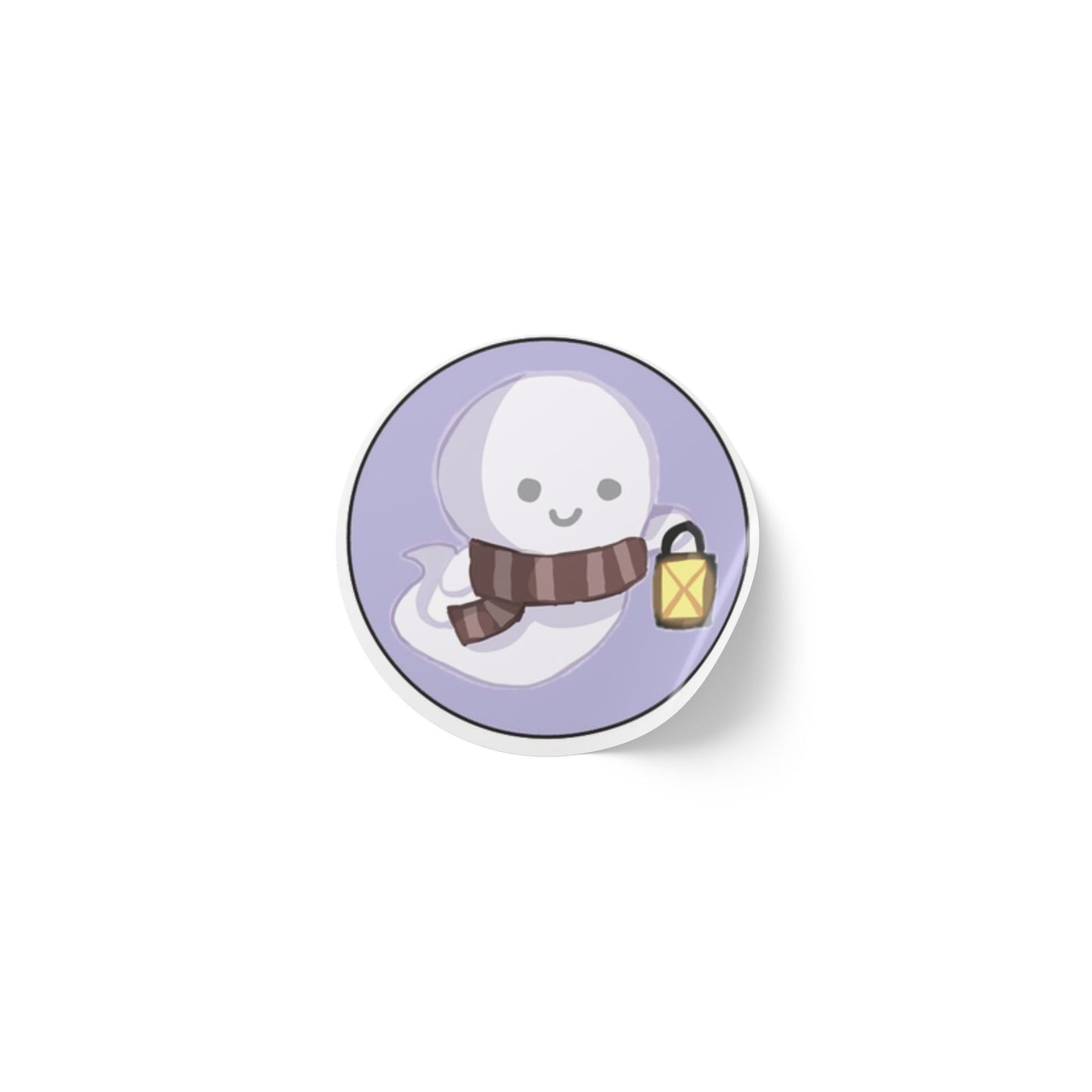 Cute Ghost Round Sticker Rolls, Fall Decor, Halloween Party Favors, Kids Crafts, Scrapbooking, Gift Wrapping