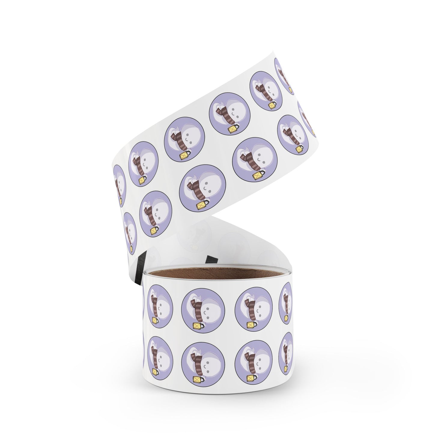 Cute Ghost Round Sticker Rolls, Fall Decor, Halloween Party Favors, Kids Crafts, Scrapbooking, Gift Wrapping