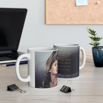 Inspirational Mug - Which Fae Are You? Orange Fae