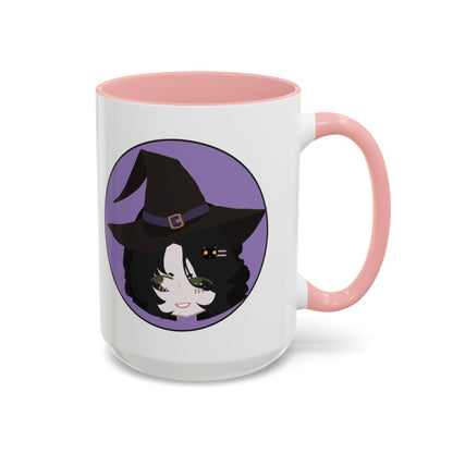 Cute Witch Accent Coffee Mug
